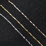 925 Sterling Silver Snake Box Chain Necklace 0.7/0.8mm