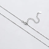 925 Sterling Silver Snake Box Chain Necklace 0.7/0.8mm