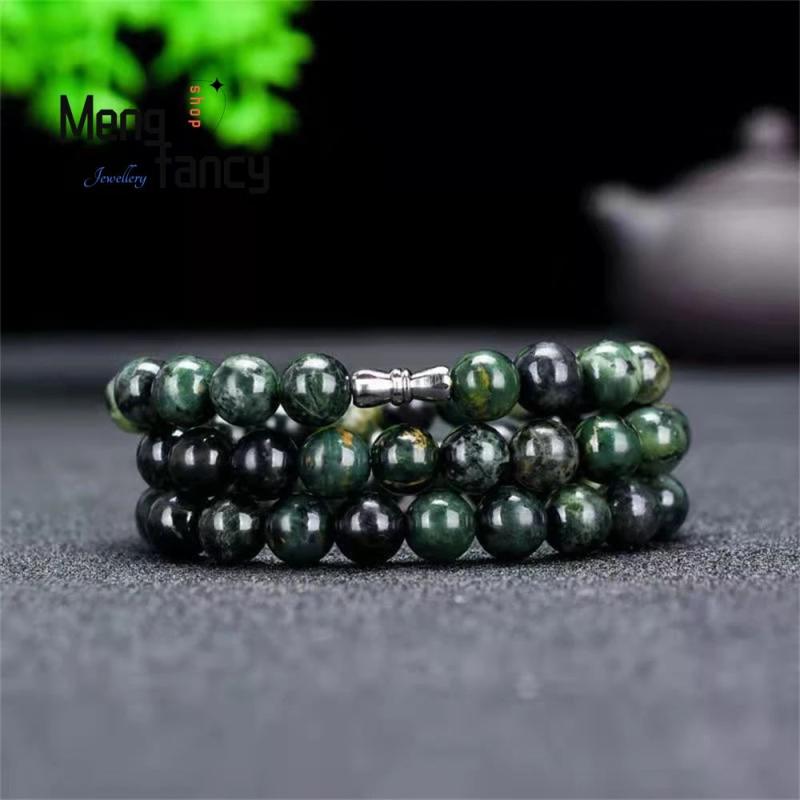 Tibetan Medicine King Stone Necklace Charms Men Women Bracelet Fine Jewelry