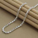 925 Silver 3mm Snake Chain Necklace Wedding Gift