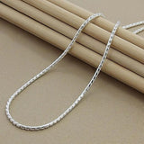 925 Silver 3mm Snake Chain Necklace Wedding Gift