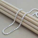 925 Silver 3mm Snake Chain Necklace Wedding Gift