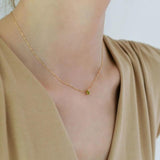 Silver Inlaid Light Olive Green Necklace Gemstone Pendant