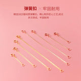 925 Sterling Silver Chain Extenders Necklace Extension Chains with Lobster Clasp