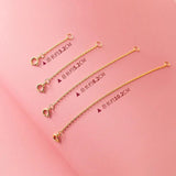 925 Sterling Silver Chain Extenders Necklace Extension Chains with Lobster Clasp