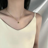 Stainless Steel Love Necklace Clavicle Chain 18K Necklace For Women