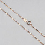 925 Silver Ingot Necklace Classic Chain Silver/Gold/Rose