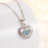 Sterling Silver 925 Diamond Necklace Pendant for Women