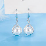 925 Silver Pearl Pendant Necklace for Women Fine Jewelry