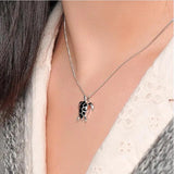 925 Silver Turtle Pendant Necklace for Women and Girls