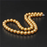 Round Pearl Necklace Shell Beaded Necklaces Mother of Pearl Shell Chockers