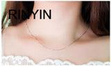 925 Sterling Silver Necklace 1mm Box Chain 16/18/20/22/24 Inches
