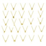 925 Silver A-Z Initial Necklace Single Name Choker Pendant Jewelry