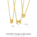 925 Silver A-Z Initial Necklace Single Name Choker Pendant Jewelry