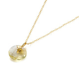 925 Silver Colorful Crystal Pendant Necklaces for Women Girls