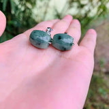 Natural Myanmar Jadeite Pendant Necklace Women Jewelry