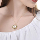 Freshwater Pearl Choker Necklace for Women with Turquoise Decor