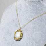 Freshwater Pearl Choker Necklace for Women with Turquoise Decor
