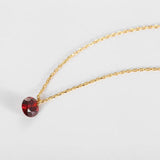 925 Silver Birthstone Pendant Necklace for Women