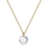 925 Silver Birthstone Pendant Necklace for Women