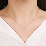 925 Silver Birthstone Pendant Necklace for Women