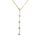 925 Silver Y-shaped Collarbone Chain Choker Necklace for Women