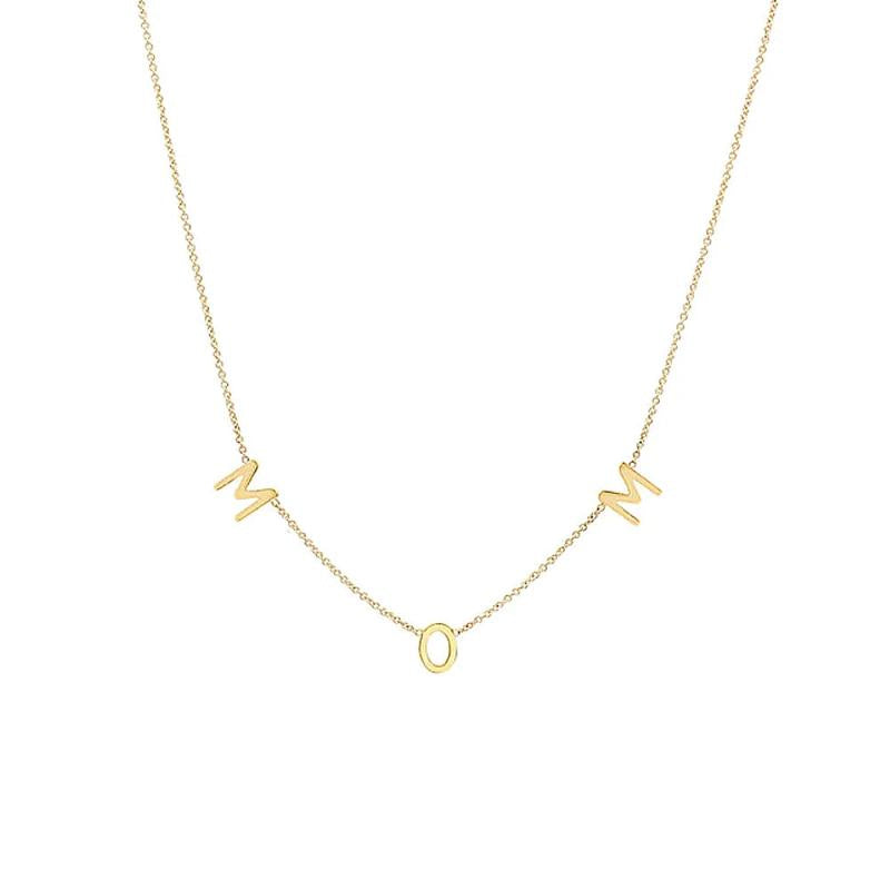 925 Silver MOM Pendant Necklace for Women Mother's Gift