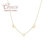 925 Silver MOM Pendant Necklace for Women Mother's Gift