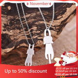 925 Sterling Silver Cat Necklace for Women