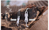 925 Sterling Silver Cat Necklace for Women