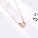 925 Sterling Silver Heart Necklace & Pendant