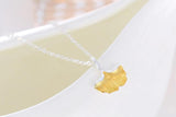 925 Silver Ginkgo biloba Necklace for Women