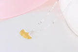 925 Silver Ginkgo biloba Necklace for Women