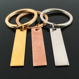 Engraved Crown Keyring Couples Valentine Keychain