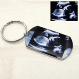 Personalized Sonogram Picture Keychain for Dad