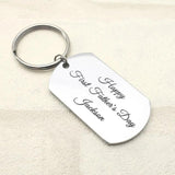 Personalized Sonogram Picture Keychain for Dad