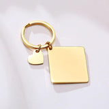 Engraved Calendar Keychain, Date Keychains for Women Anniversary Keychain