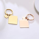 Engraved Calendar Keychain, Date Keychains for Women Anniversary Keychain