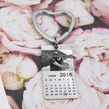Personalized DIY Photo Keychain Calendar Engraving P