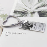 Personalized DIY Photo Keychain Calendar Engraving P