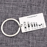 Personalized Family Love Keychain Name for Parents Children