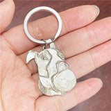 Personalized Stainless Steel Pet Photo Necklace Keychain