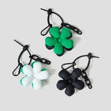 Green Couples Matching Bag Charm Flower Accessories - Boyfriend Gift