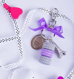 Eiffel Tower Macaron Cake Keychain Charm Car Keychain
