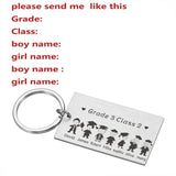 Graduation Season Keychain Classmate Name Key Chain Graduate Pendant