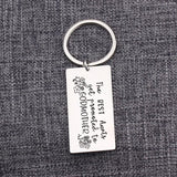 Aunt Godmother Keychain Engraved Gift