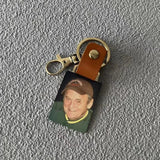 Personalized Dad Photo Keychain, Engraved To My Dad Key Tag