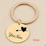 2Pcs Couple Keychain Boyfriend Girlfriend Valentines Gift
