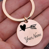2Pcs Couple Keychain Boyfriend Girlfriend Valentines Gift