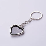 Personalized Photo Keychain Engraved Image Keyring for Family Members